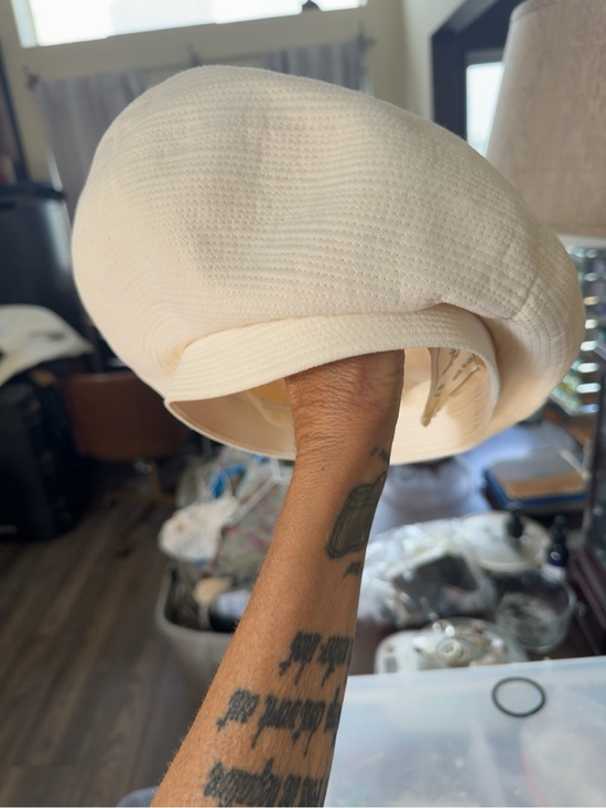 Atelier Lucas London Ivory Sculptural Beret Newsboy Cap Robinson’s California Vi main image 7